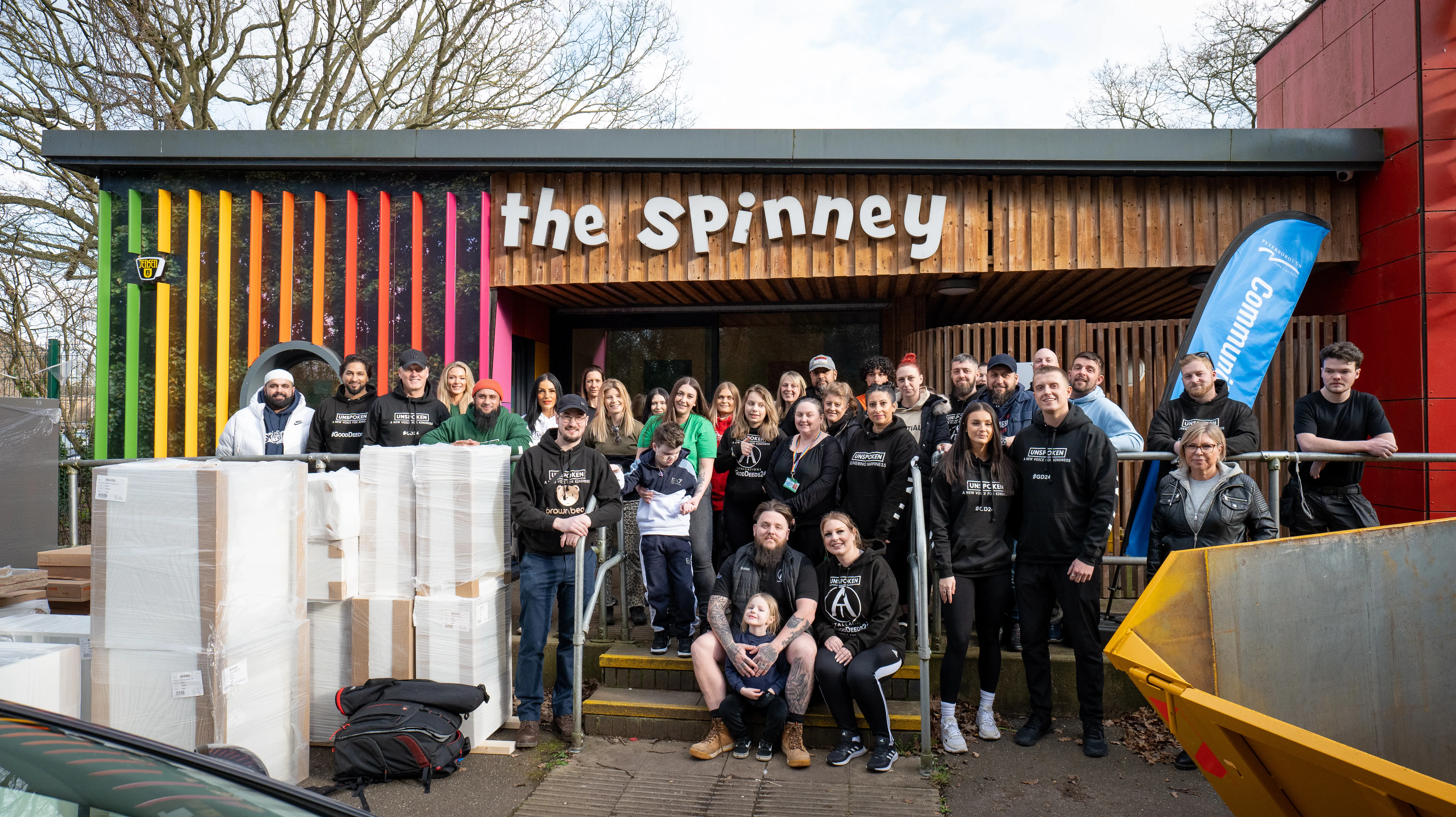 Unspoken family outside the Good Deeds 24 project.