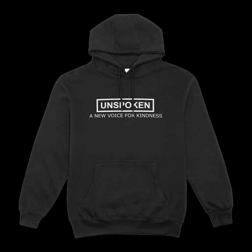 Hoodie in Black (front)