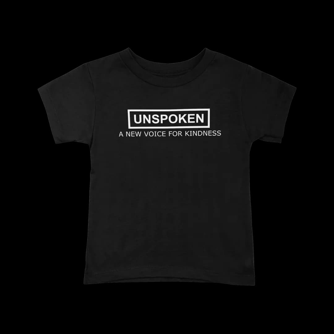 Unspoken T-Shirt - Black - Front